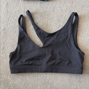 ALO Yoga Charcoal Sports Bra